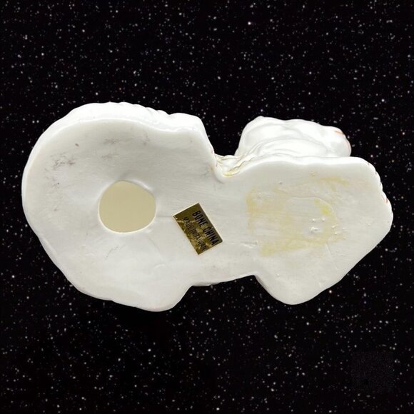 Vintage Genuine Bone China White Gray Cat Kitten Figurine Taiwan 3.5”W 2”T - Picture 7 of 12